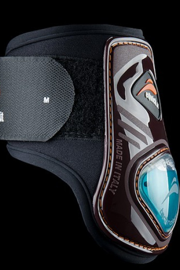 eQuick eShock Rear Velcro Fetlock Boots Young Horse