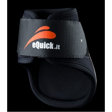 eQuick eShock Rear Velcro Fetlock Boots Young Horse