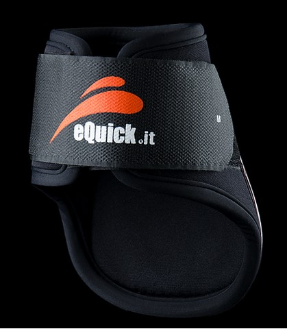eQuick eShock Rear Velcro Fetlock Boots Young Horse