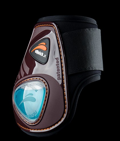 eQuick eShock Rear Velcro Fetlock Boots Young Horse
