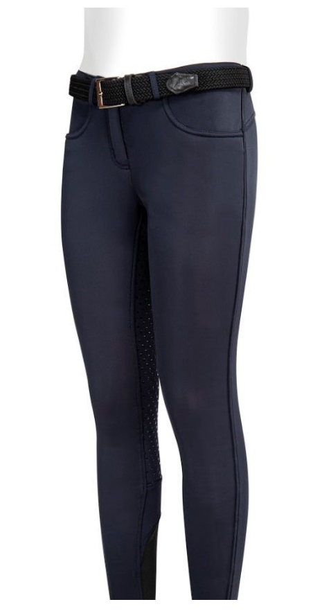 Equiline Girl's Softshell Riding Breeches Ariel Full Grip Equiline Girl's Softshell Riding Breeches Ariel Full Grip