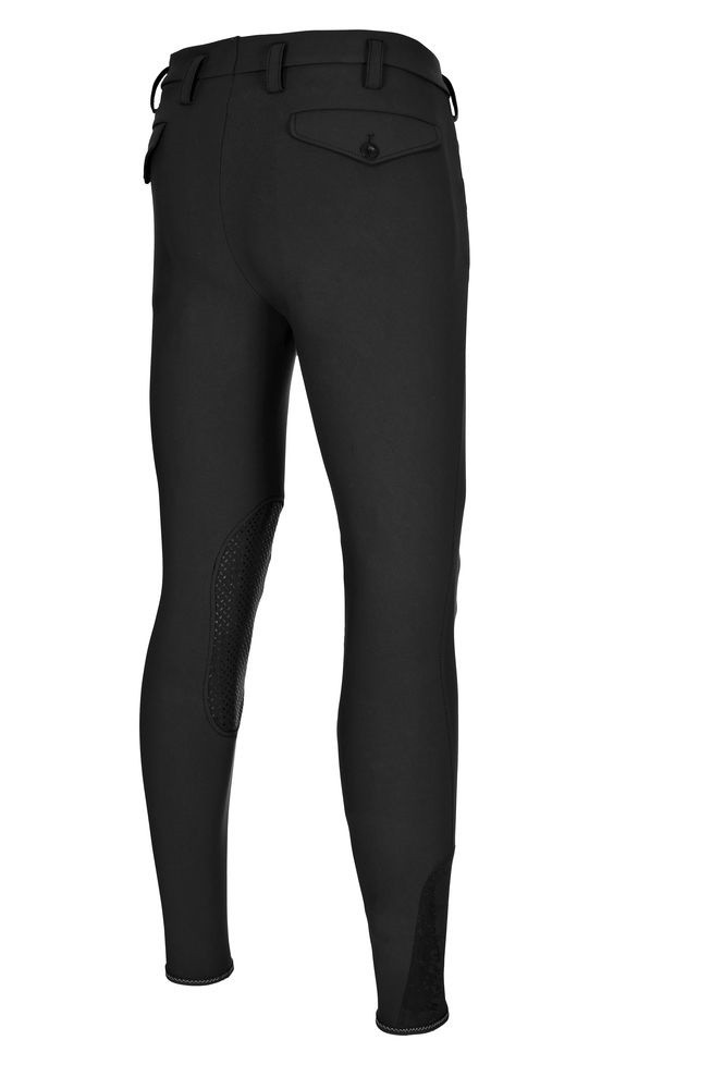 Pikeur Men's Riding Breeches Rodrigo III Fabric Knee Black Pikeur Men's Riding Breeches Rodrigo III Fabric Knee Black