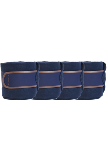 Kentucky Horsewear Polar Fleece Bandages Navy Kentucky Horsewear Polar Fleece Bandages Navy