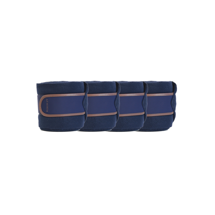 Kentucky Horsewear Polar Fleece Bandages Navy Kentucky Horsewear Polar Fleece Bandages Navy