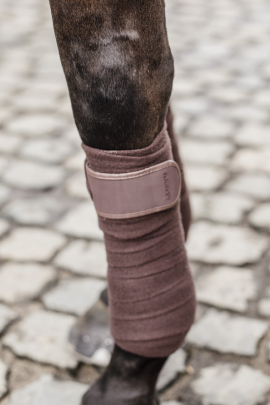 Kentucky Horsewear Polar Fleece Bandages Brown Kentucky Horsewear Polar Fleece Bandages Brown