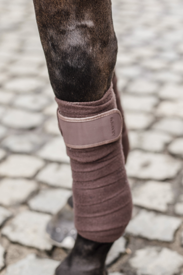 Kentucky Horsewear Polar Fleece Bandages Brown Kentucky Horsewear Polar Fleece Bandages Brown