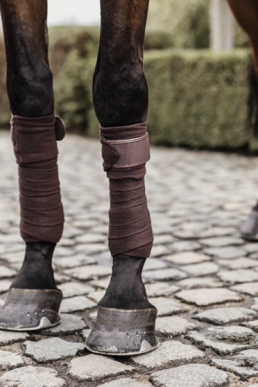 Kentucky Horsewear Polar Fleece Bandages Brown Kentucky Horsewear Polar Fleece Bandages Brown