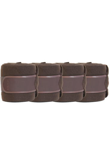 Kentucky Horsewear Polar Fleece Bandages Brown Kentucky Horsewear Polar Fleece Bandages Brown