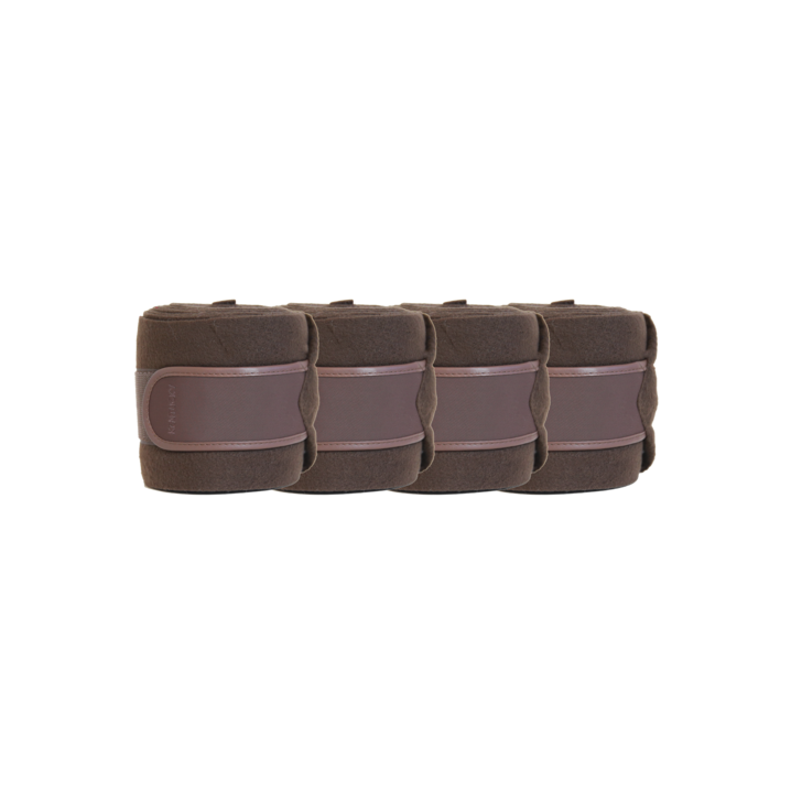Kentucky Horsewear Polar Fleece Bandages Brown Kentucky Horsewear Polar Fleece Bandages Brown