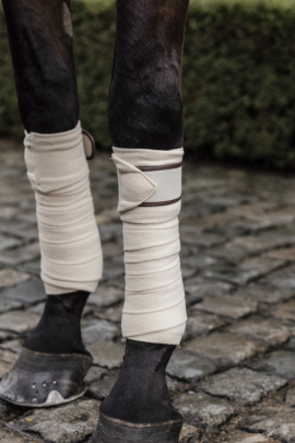 Kentucky Horsewear Polar Fleece Bandages Beige Kentucky Horsewear Polar Fleece Bandages Beige
