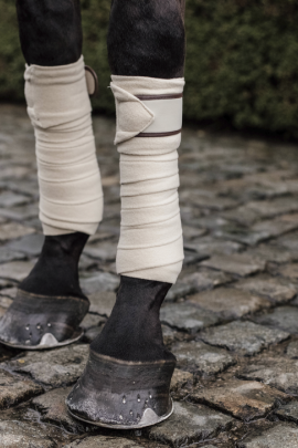 Kentucky Horsewear Polar Fleece Bandages Beige Kentucky Horsewear Polar Fleece Bandages Beige