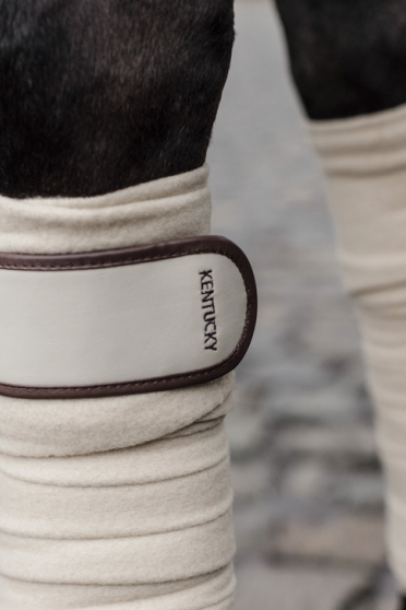 Kentucky Horsewear Polar Fleece Bandages Beige Kentucky Horsewear Polar Fleece Bandages Beige