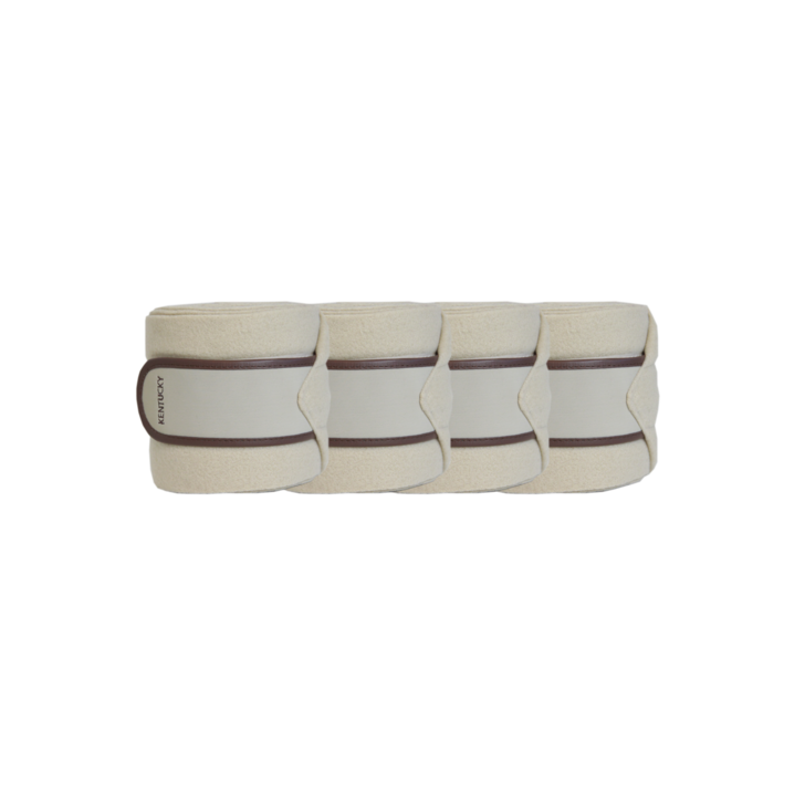 Kentucky Horsewear Polar Fleece Bandages Beige Kentucky Horsewear Polar Fleece Bandages Beige