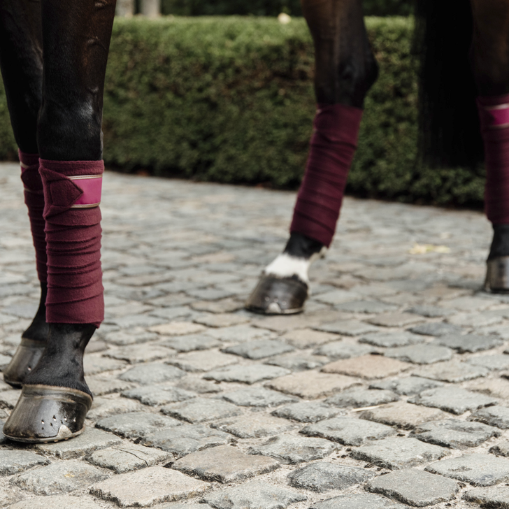 Kentucky Horsewear Polar Fleece Bandages Bordeaux Kentucky Horsewear Polar Fleece Bandages Bordeaux
