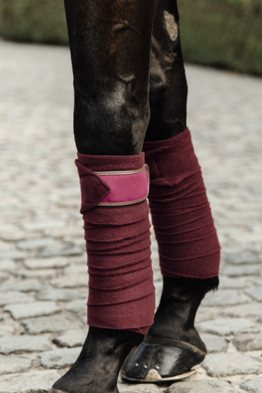 Kentucky Horsewear Polar Fleece Bandages Bordeaux Kentucky Horsewear Polar Fleece Bandages Bordeaux