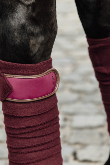Kentucky Horsewear Polar Fleece Bandages Bordeaux Kentucky Horsewear Polar Fleece Bandages Bordeaux