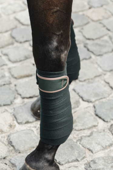 Kentucky Horsewear Polar Fleece Bandages Pine Green Kentucky Horsewear Polar Fleece Bandages Pine Green