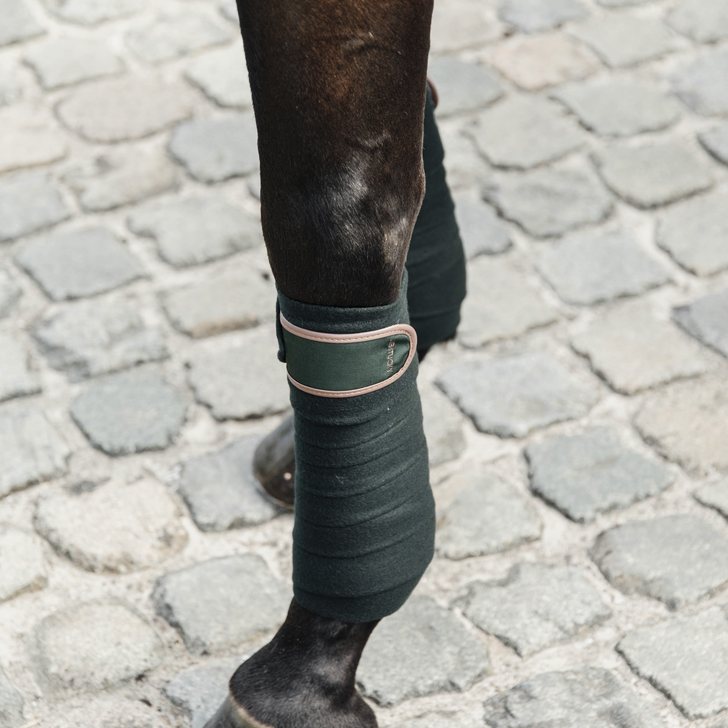 Kentucky Horsewear Polar Fleece Bandages Pine Green Kentucky Horsewear Polar Fleece Bandages Pine Green