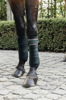 Kentucky Horsewear Polar Fleece Bandages Pine Green Kentucky Horsewear Polar Fleece Bandages Pine Green