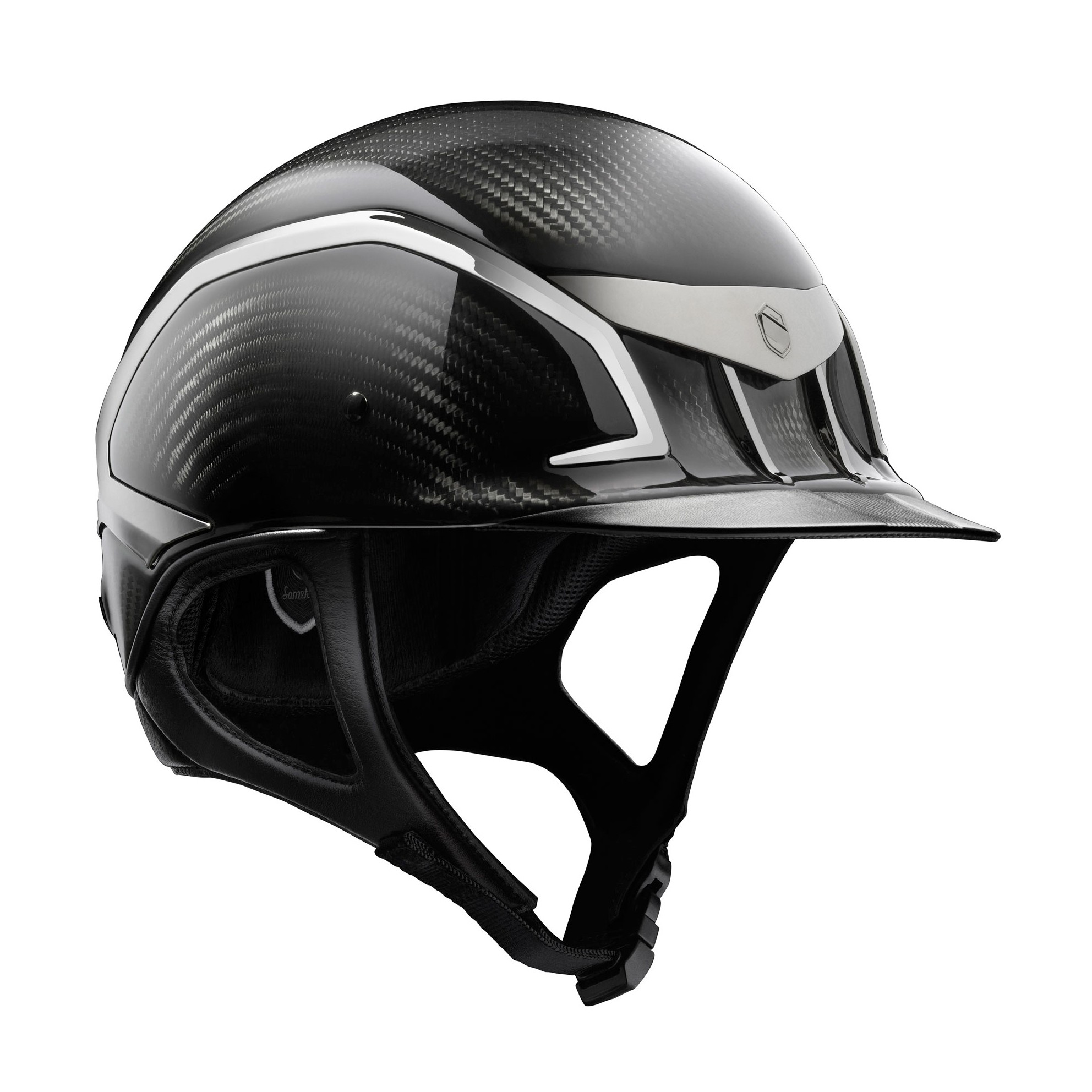 Samshield Helmet XJ Black Glanzend is gemaakt van carbon, waardoor de cap extra licht is. Samshield Helmet XJ Black Glanzend is gemaakt van carbon, waardoor de cap extra licht is.