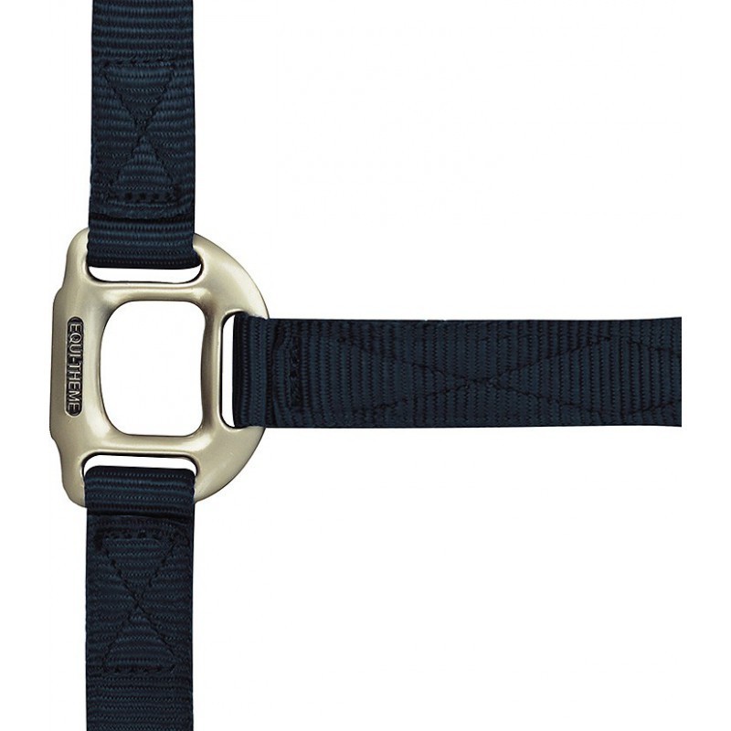 Equithéme Nylon Halster Marine Blauw Equithéme Nylon Halster Marine Blauw