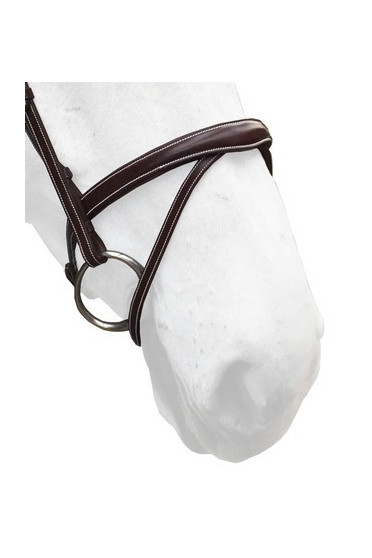 Silver Crown Noseband Flash 3D A Nut
