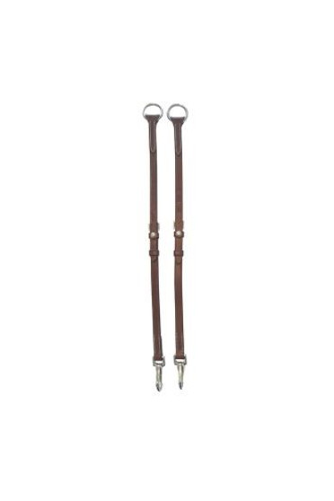 Silver Crown Leather Martingale Attachment A Nut