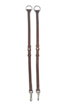 Silver Crown Leather Martingale Attachment A Nut