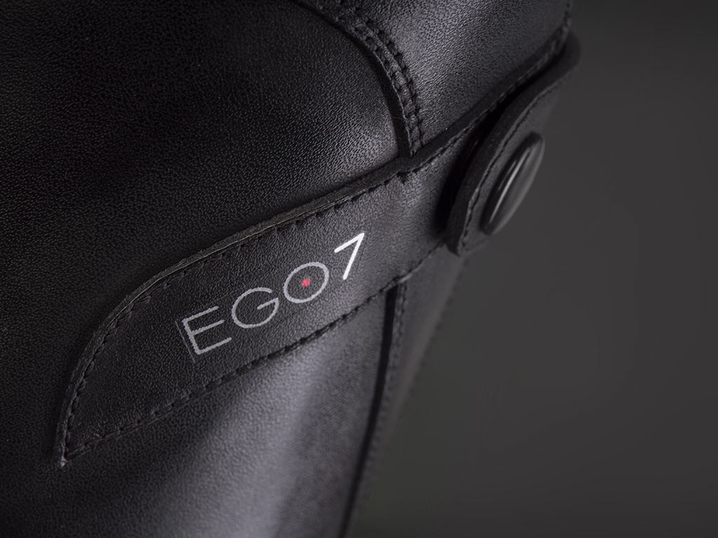 Ego 7 Mini Chaps Lyra Met Elastiek Zwart Ego 7 Mini Chaps Lyra Met Elastiek Zwart