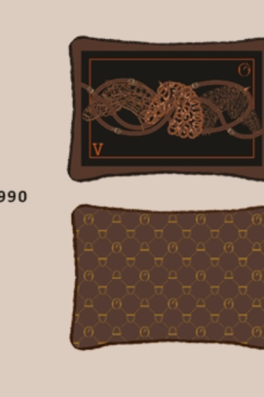 Vestrum Funes Pillow Brown Black Vestrum Funes Pillow Brown Black