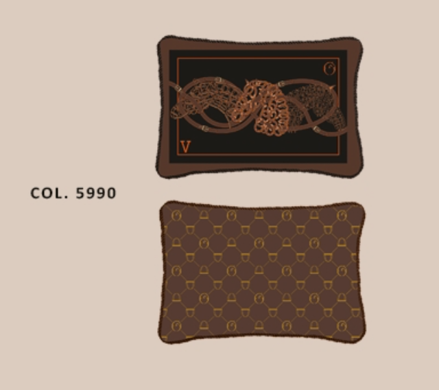 Vestrum Funes Pillow Brown Black Vestrum Funes Pillow Brown Black
