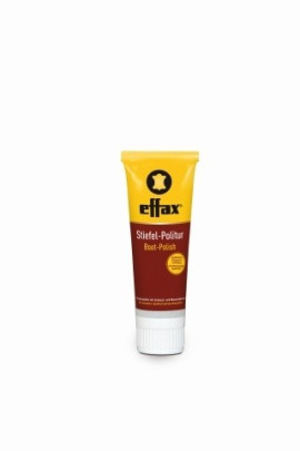 Effax Boot Polish  Vuil- en waterafstotende glanzende glanspoets Zwart