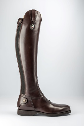 Secchiari Artemide riding boots in brown | Calfskin | Shop now