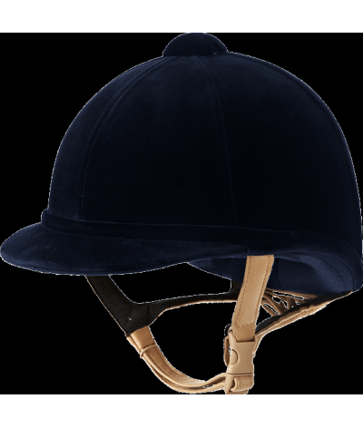 Charles Owen H2000 Unisex Safety Wear Velvet Hat Black/flesh All Sizes 
