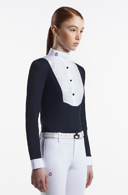 Cavalleria Toscana Meisjes Wedstrijdshirt W/Bib Cavalleria Toscana Meisjes Wedstrijdshirt W/Bib