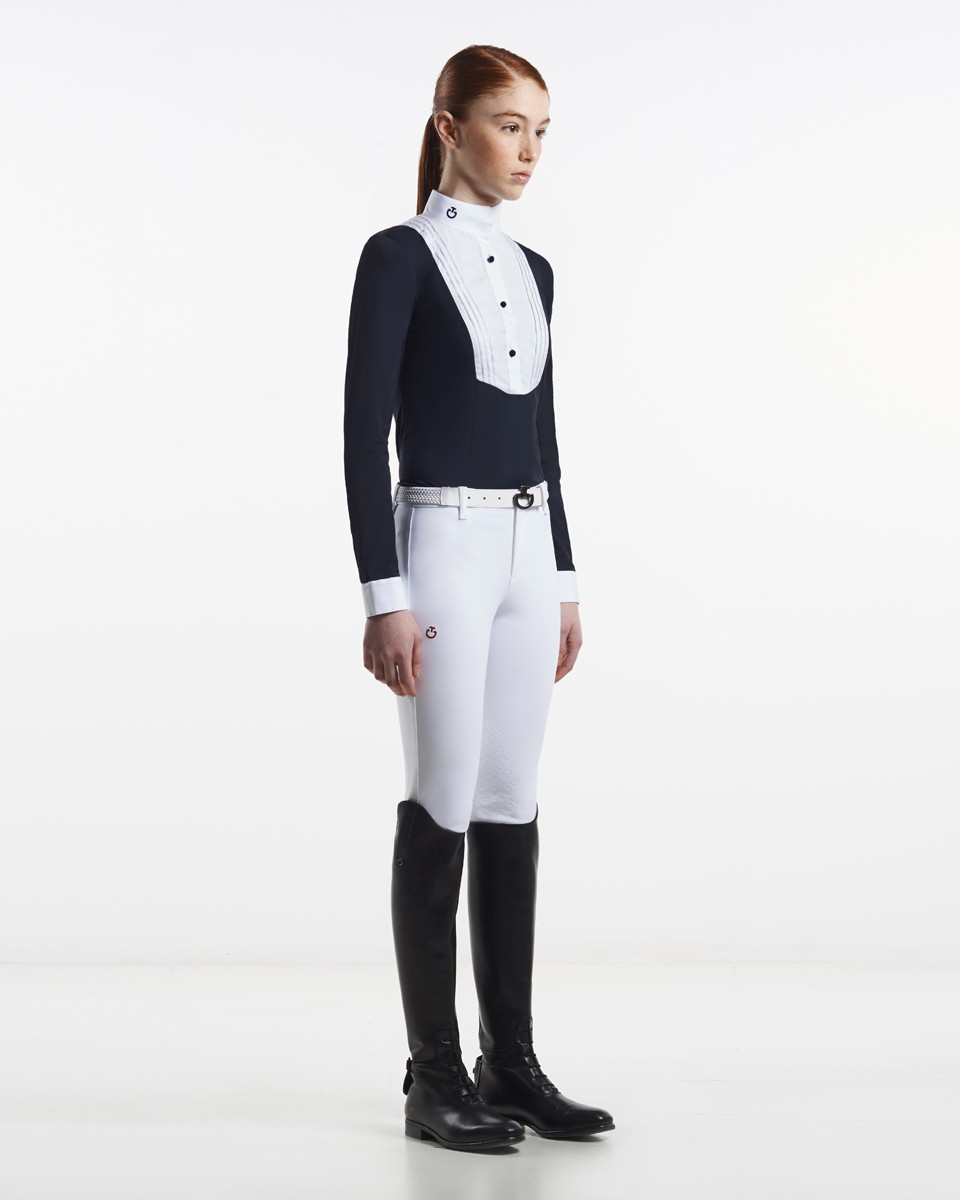 Cavalleria Toscana Meisjes Wedstrijdshirt W/Bib Cavalleria Toscana Meisjes Wedstrijdshirt W/Bib