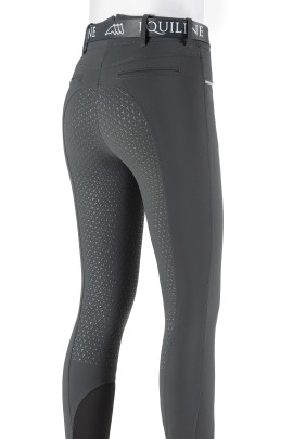 Equiline Women's Riding Breeches Ginetteg Full Grip Night Grey Equiline Women's Riding Breeches Ginetteg Full Grip Night Grey