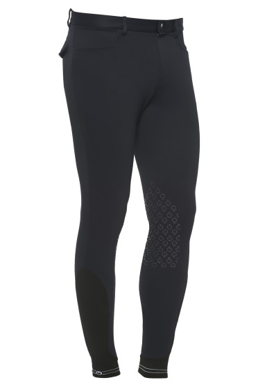 Men's New Grip System Breeches W/Perforated Logo Tape Navy (Pique Fabric) Men's New Grip System Breeches W/Perforated Logo Tape Navy (Pique Fabric)