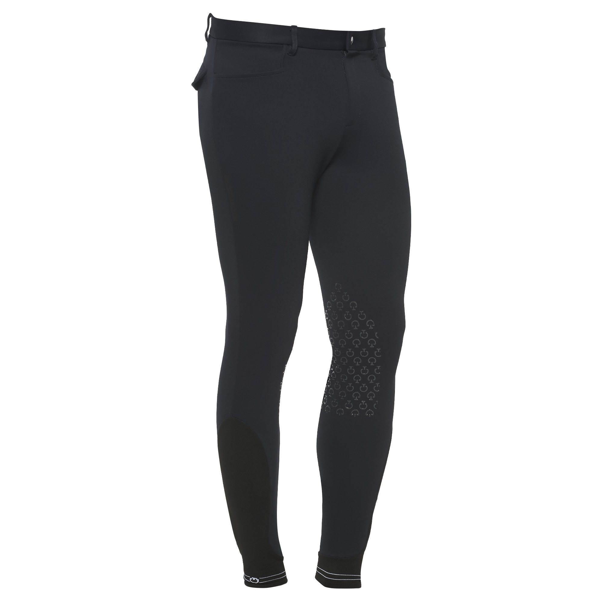 Men's New Grip System Breeches W/Perforated Logo Tape Navy (Pique Fabric) Men's New Grip System Breeches W/Perforated Logo Tape Navy (Pique Fabric)