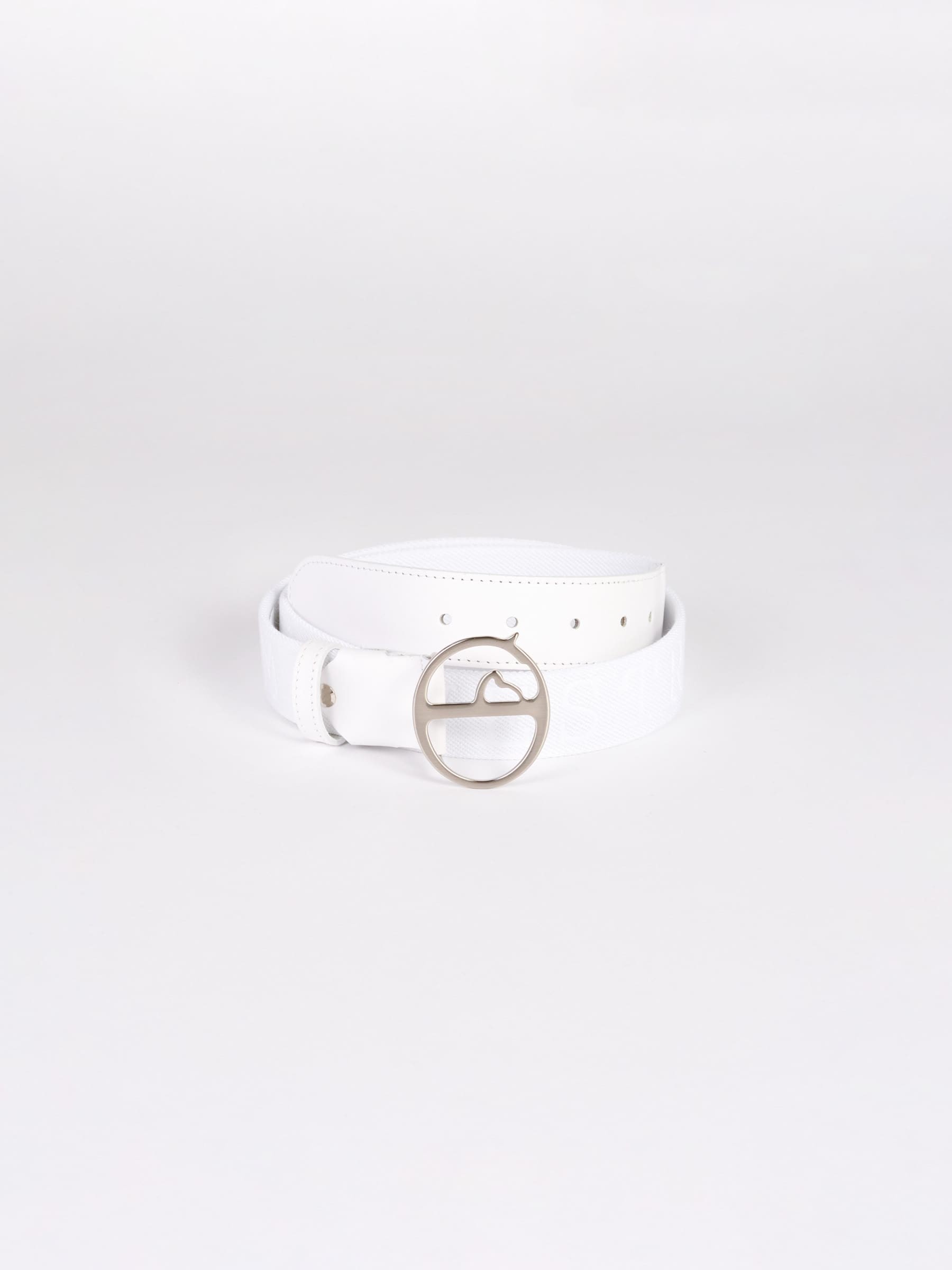 Ridershouse: Vestrum Pozzallo Riem Wit - Gesp Zilver De riem is zeer elastische.