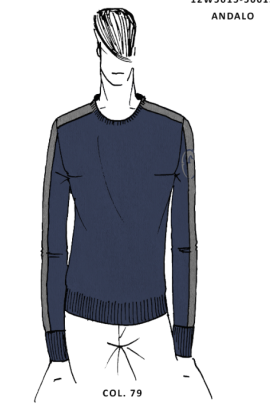 Vestrum Men's Andalo Knitwear Navy Blue