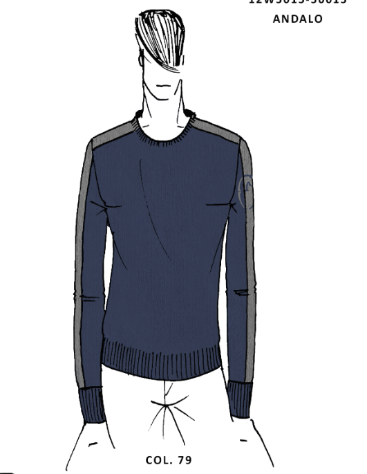 Vestrum Men's Andalo Knitwear Navy Blue