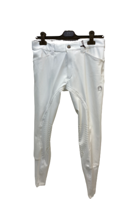 Vestrum Men's Riding Breeches Berlino Knee Grip White