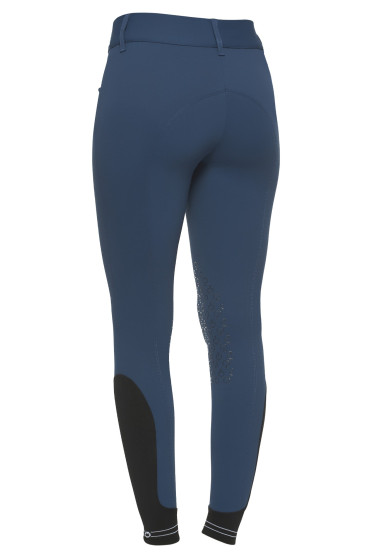 American Logo Tape Breeches Knee Grip (Piqué) Blue Cavalleria Toscana American Logo Tape Breeches Knee Grip (Piqué) Blue Cavalleria Toscana