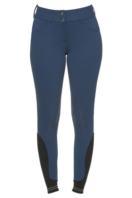 American Logo Tape Breeches Knee Grip (Piqué) Blue Cavalleria Toscana American Logo Tape Breeches Knee Grip (Piqué) Blue Cavalleria Toscana