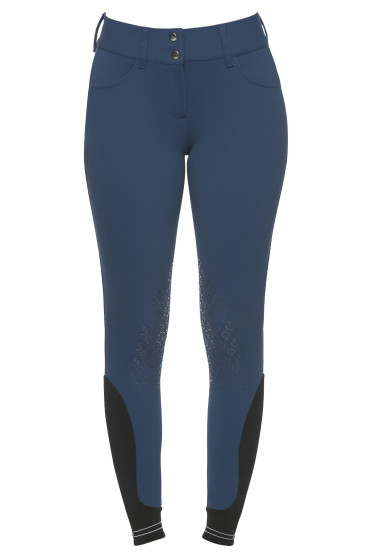 American Logo Tape Breeches Knee Grip (Piqué) Blue Cavalleria Toscana American Logo Tape Breeches Knee Grip (Piqué) Blue Cavalleria Toscana