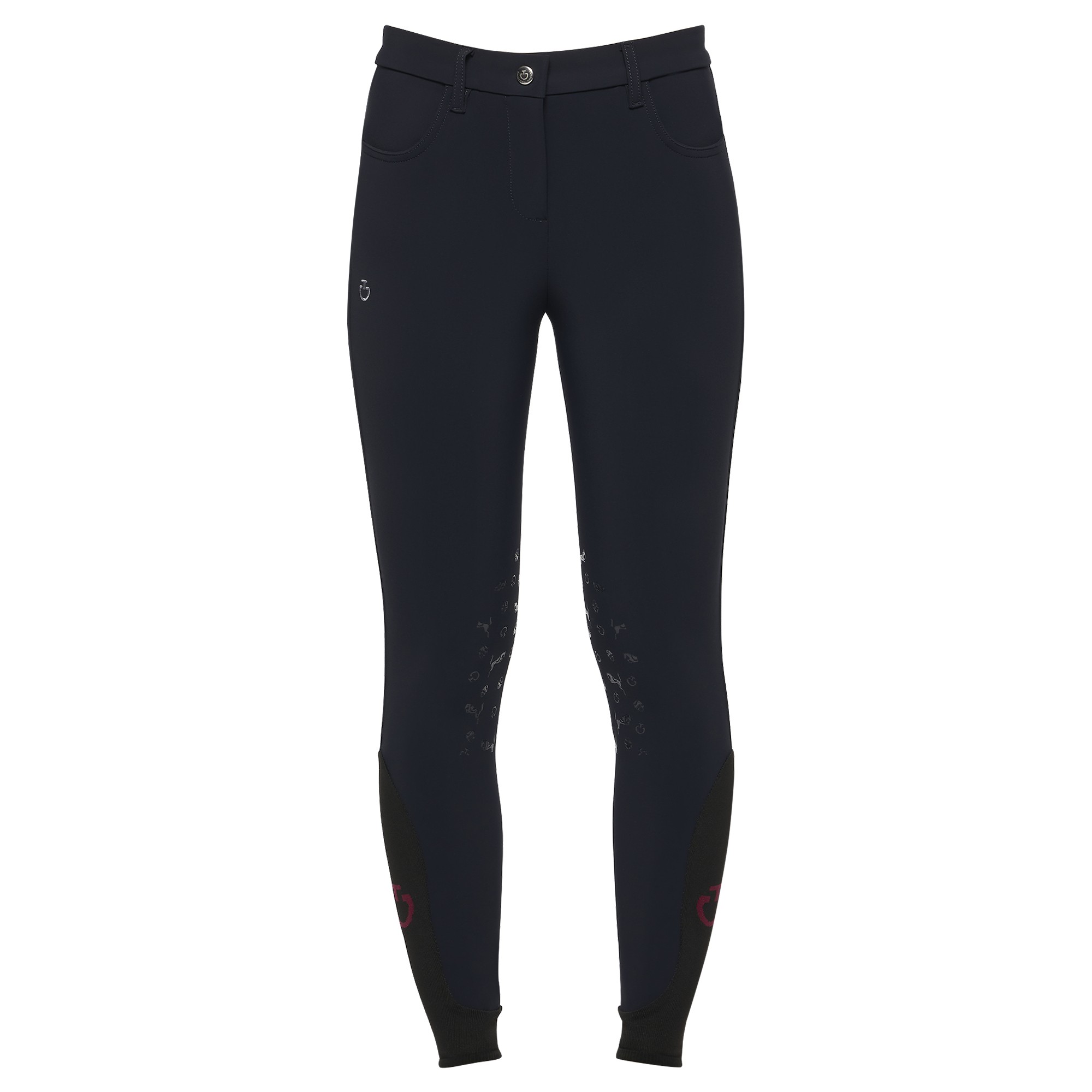 Girls CT Horse And Helmet Riding Breeches Navy Blue Cavalleria Toscana Girls CT Horse And Helmet Riding Breeches Navy Blue Cavalleria Toscana