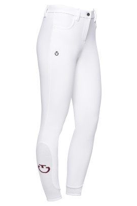 Girls CT Horse And Helmet Riding Breeches White Cavalleria Toscana