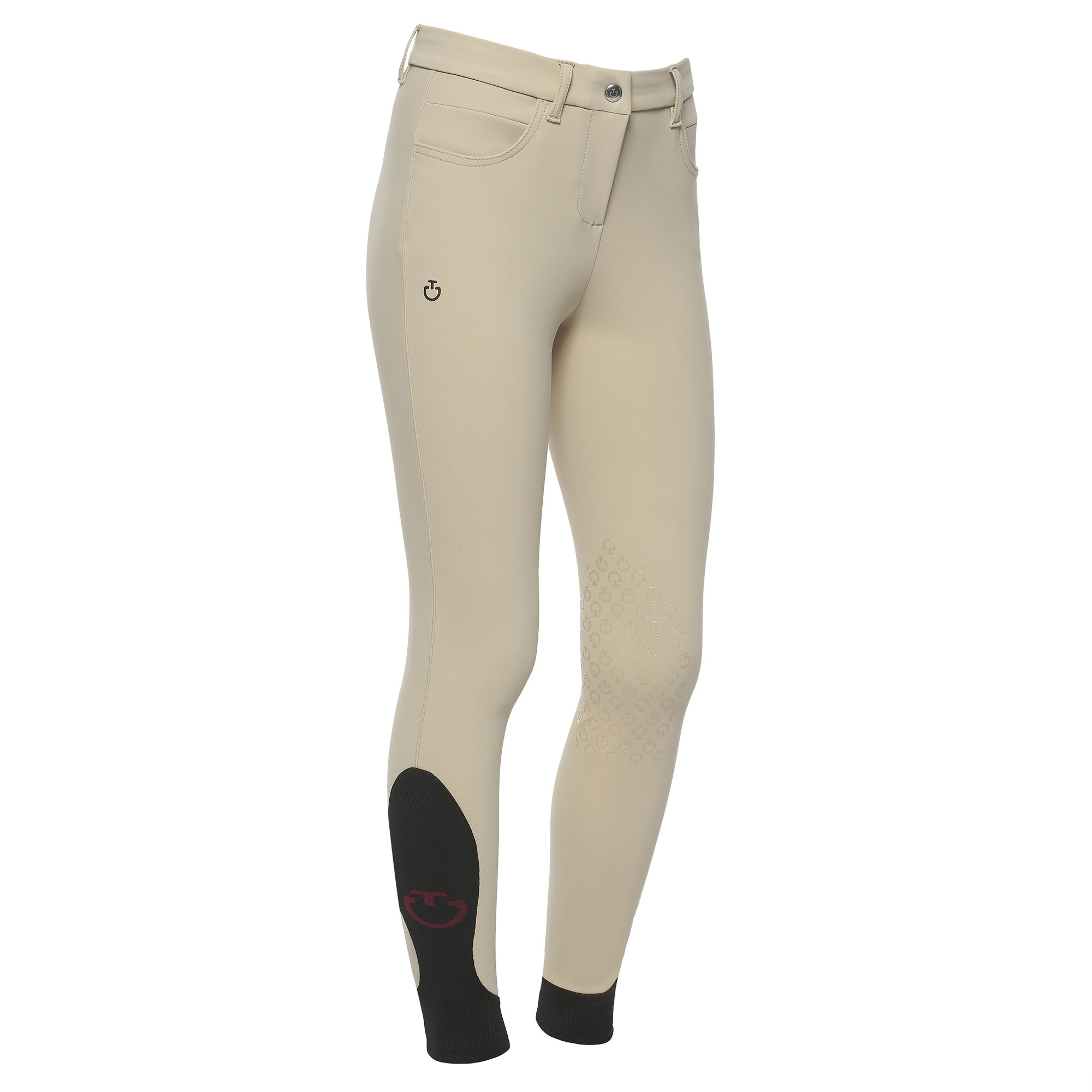 Cavalleria Toscana Girls Color Grip Breeches - Beige Cavalleria Toscana Girls Color Grip Breeches - Beige