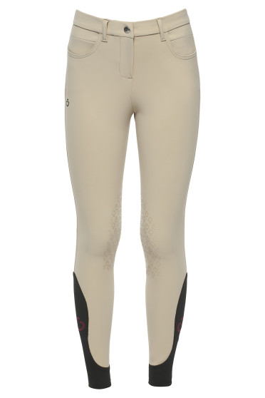 Ridershouse: Cavalleria Toscana Girls Color Grip Breeches Color Beige Ridershouse: Cavalleria Toscana Girls Color Grip Breeches Color Beige